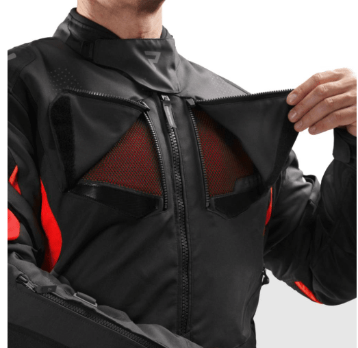 REBELHORN - CHAQUETA HIKER IV BLACK/DARK GREY/RED4