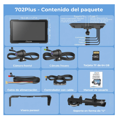 CARPURIDE - CARPLAY W702 PLUS2