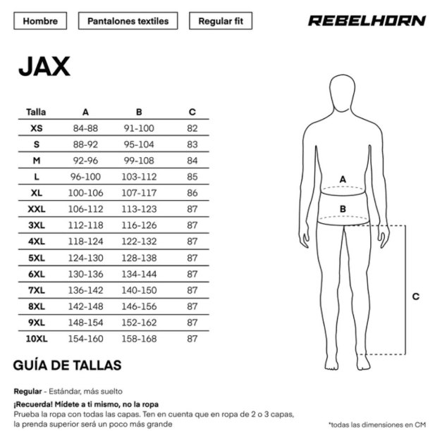 REBELHORN - PANTALON JAX NEGRO4