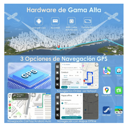CARPURIDE - CARPLAY W702 PLUS + TPMS7