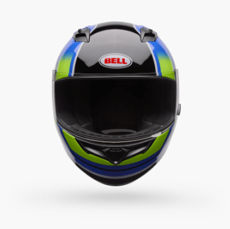 BELL - CASCO QUALIFIER GRID AZUL/VERDE3