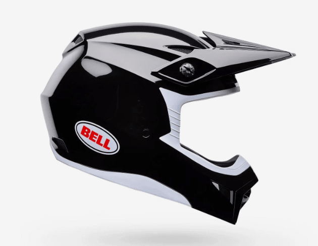BELL - CASCO MX-10 NEGRO/BLANCO1