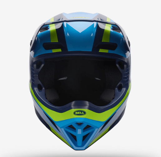 BELL - CASCO MX-10 SPIRAL AZUL/VERDE3
