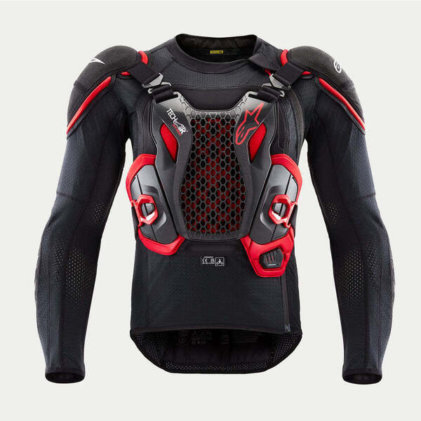 ALPINESTARS - TECH-AIR OFF ROAD SYSTEM NEGRO - ROJO3