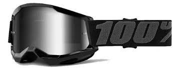 100% - ANTIPARRA STRATA 2 GOGGLE BLACK-MIRROR SILVER LENS1