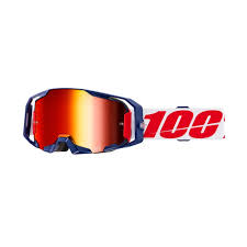 100% ARMATIC GOGGLE MACH Z-MIRROR RED LENS1
