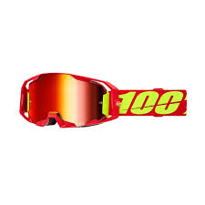 100% ARMATIC GOGGLE RED-MIRROR-RED LENS1