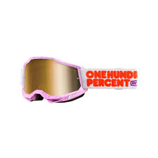 100% ACCURI 2 GOGGLE HUNDREDS-MIRROR TRUE GOLD LENS1