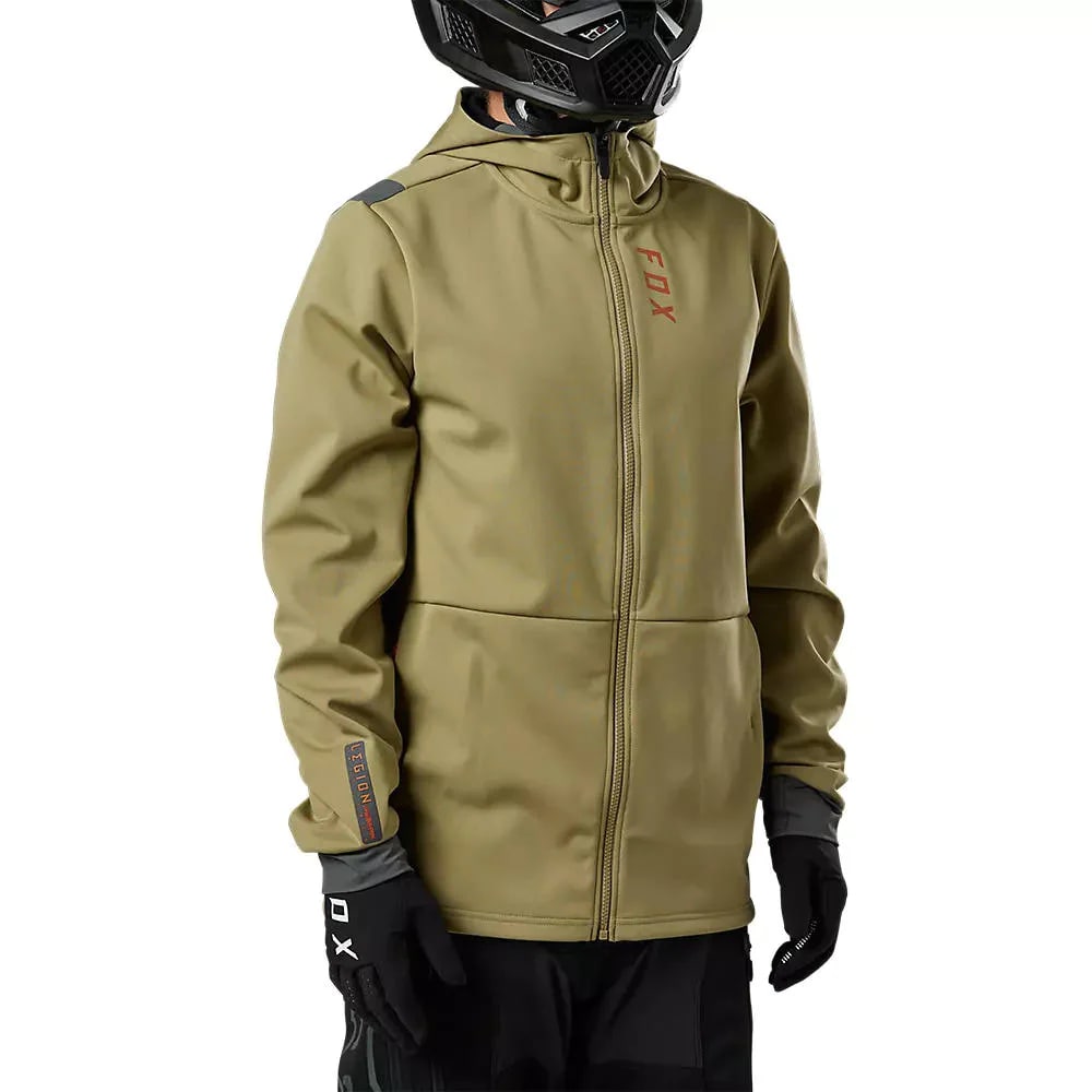 CHAQUETA DEFEND DRIVE WILDBLOCK ZIP BLANCO FOX2