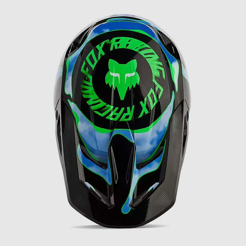 CASCO V1 ATLAS NEGRO/VERDE5