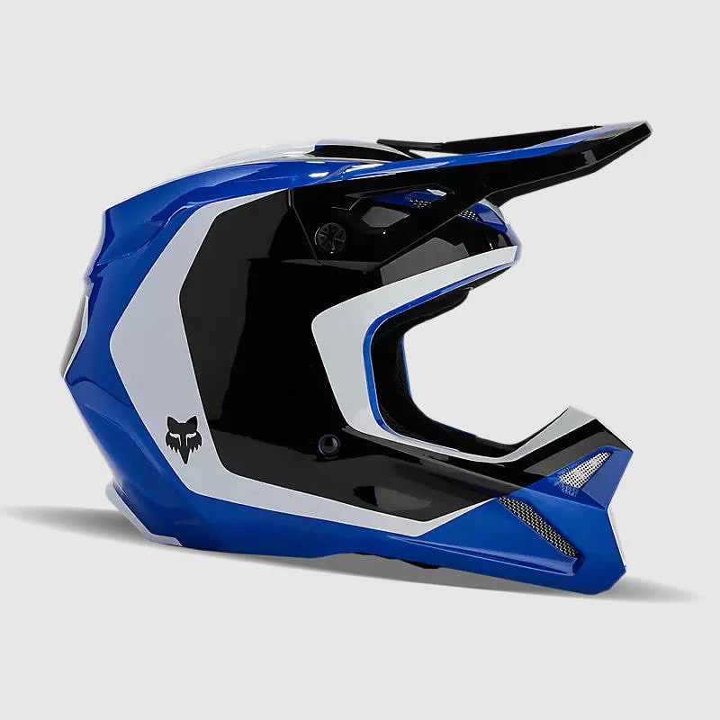 FOX - CASCO V1 NITRO AZUL2