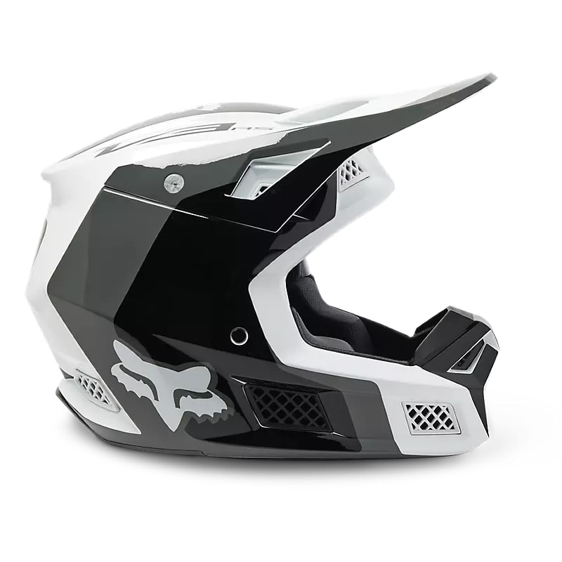 CASCO V3 RS EFEKT NEGRO/BLANCO2
