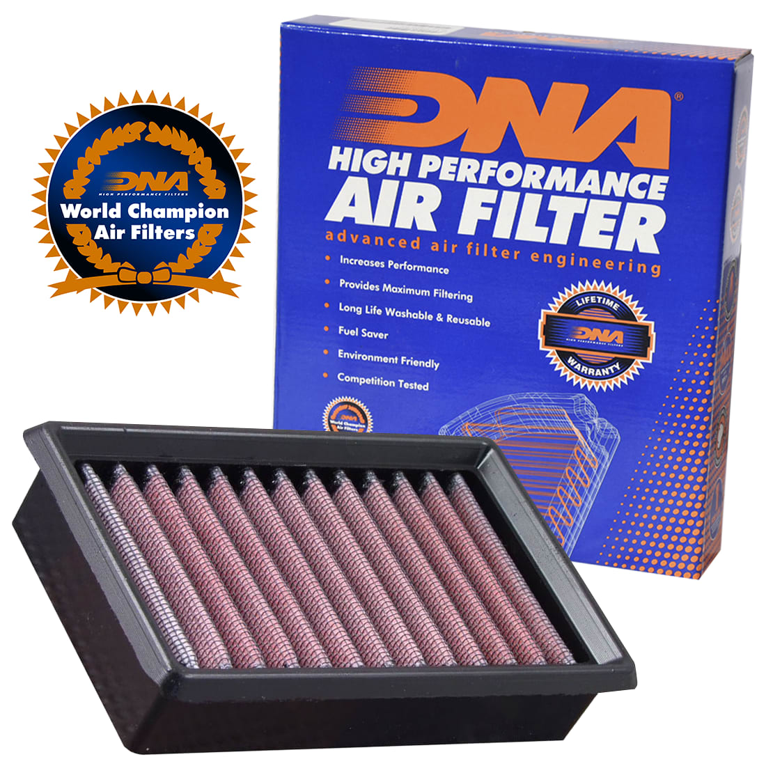 FILTRO DE AIRE ALTO FLUJO BMW F 800 / DNA HIGH FLOW FILTERS1