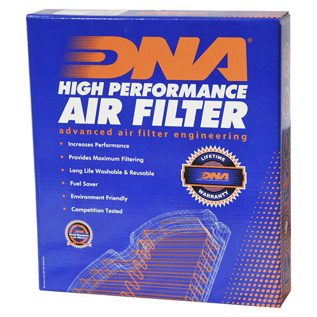 FILTRO DE AIRE ALTO FLUJO TRIUMPH TIGER 850 - TIGER 900 / DNA HIGH FLOW FILTERS5