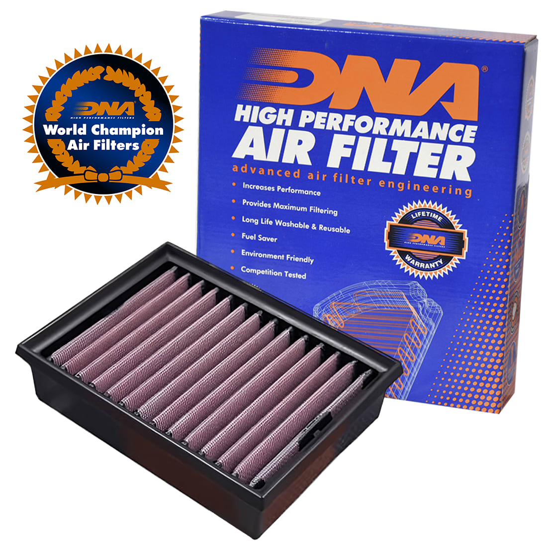 FILTRO DE AIRE ALTO FLUJO KTM 790 - 890 - 1050 - 1090 - 1190 - 1290 ADVENTURE / DNA HIGH FLOW FILTERS1