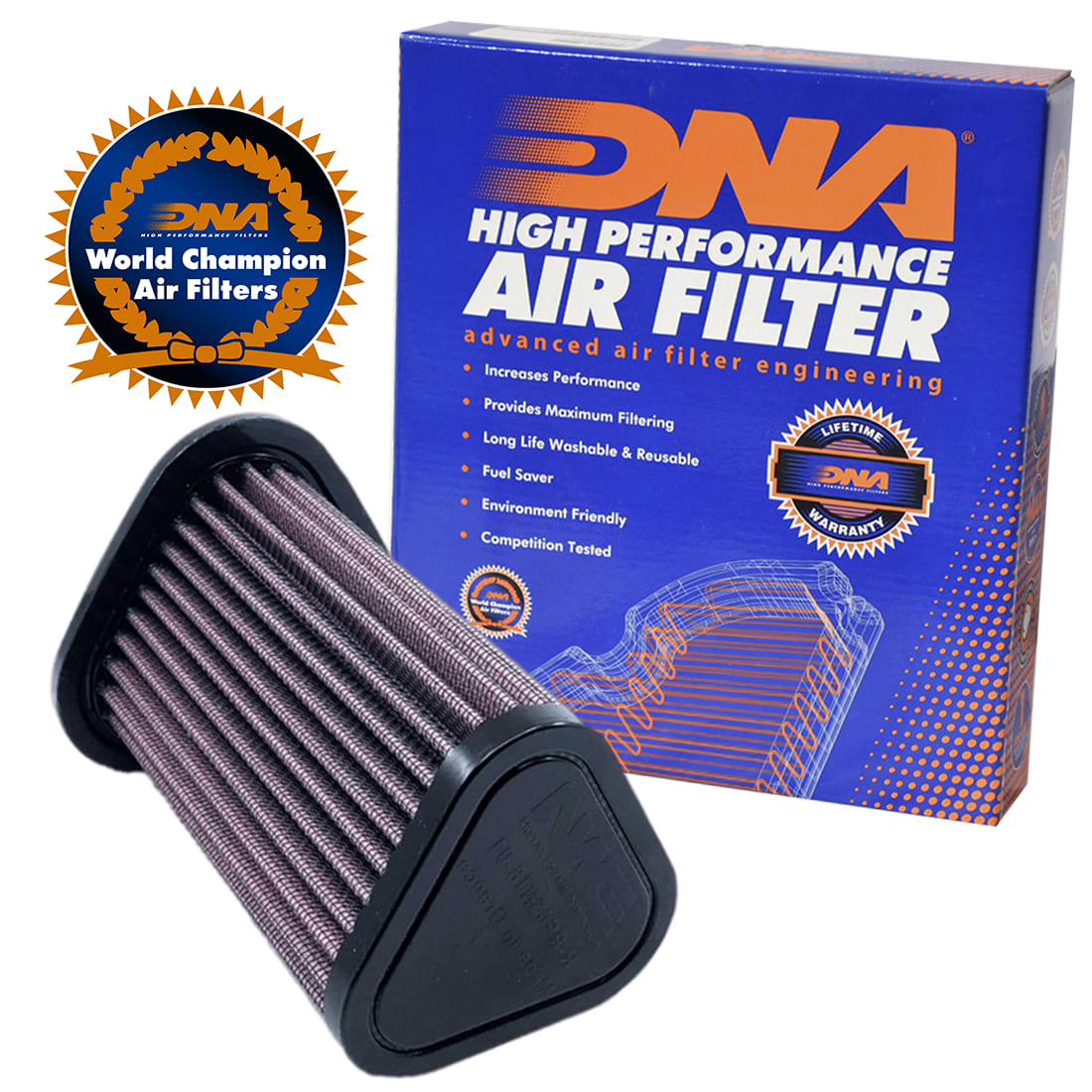 FILTRO DE AIRE ALTO FLUJO STAGE 1 ROYALD ENFIELD CONTINENTAL GT650 - INTERCEPTOR 650 / DNA HIG1
