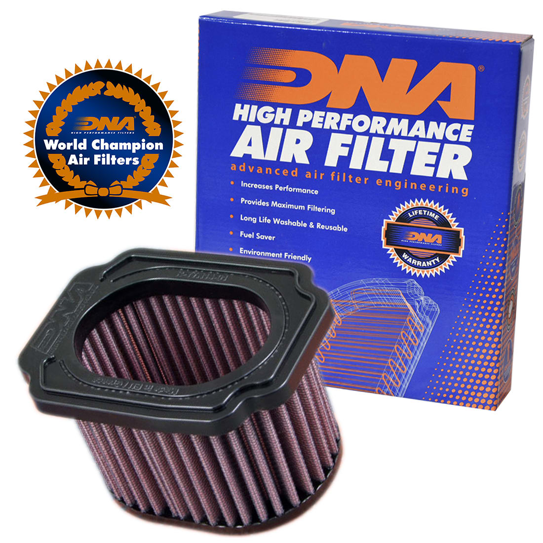 FILTRO DE AIRE ALTO FLUJO YAMAHA T-7 / DNA HIGH FLOW FILTERS1