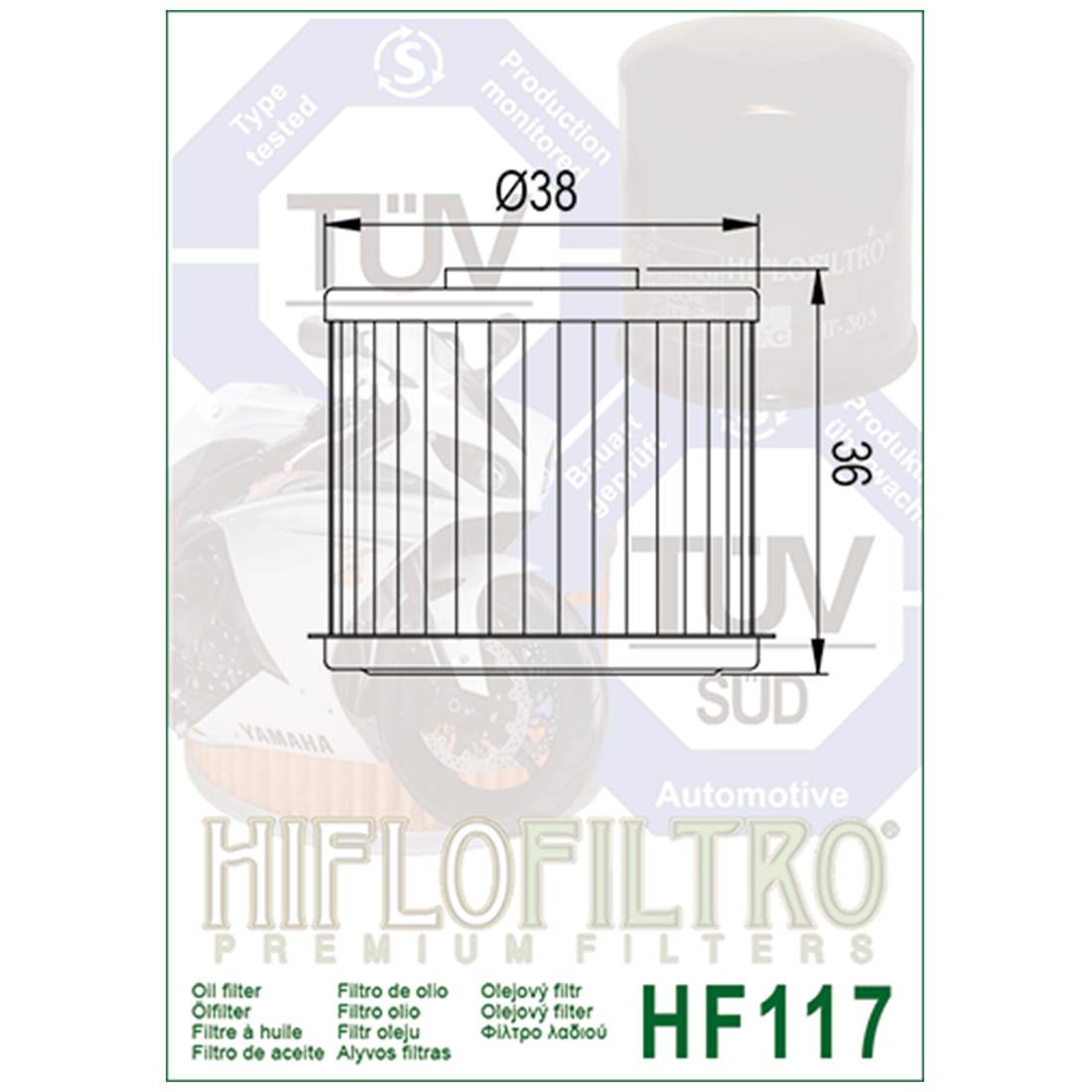 FILTRO DE TRANSMISION HONDA CRF AFRICA TWIN2