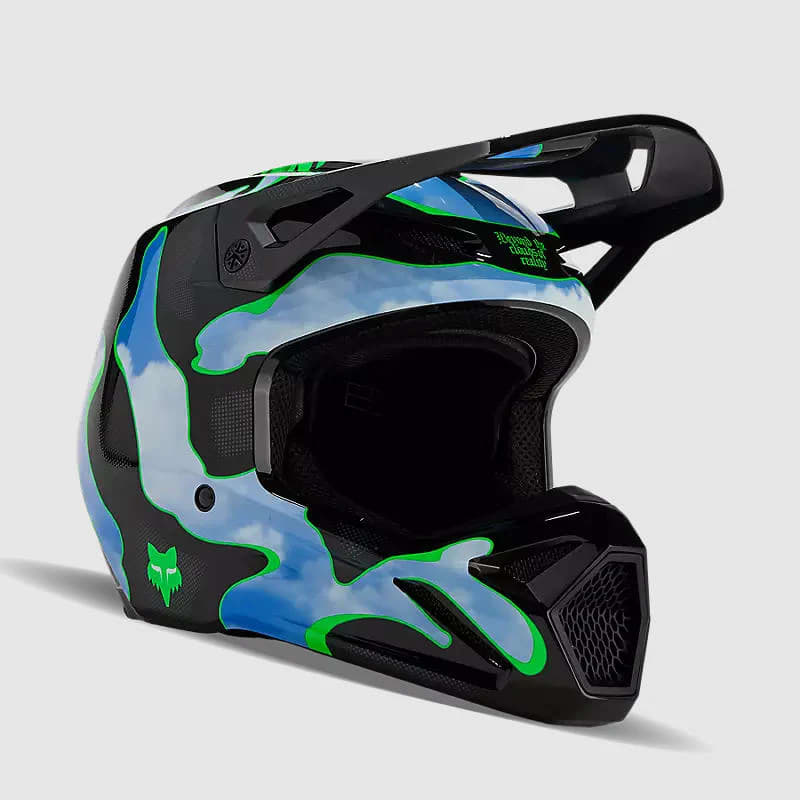 CASCO V1 ATLAS NEGRO/VERDE1