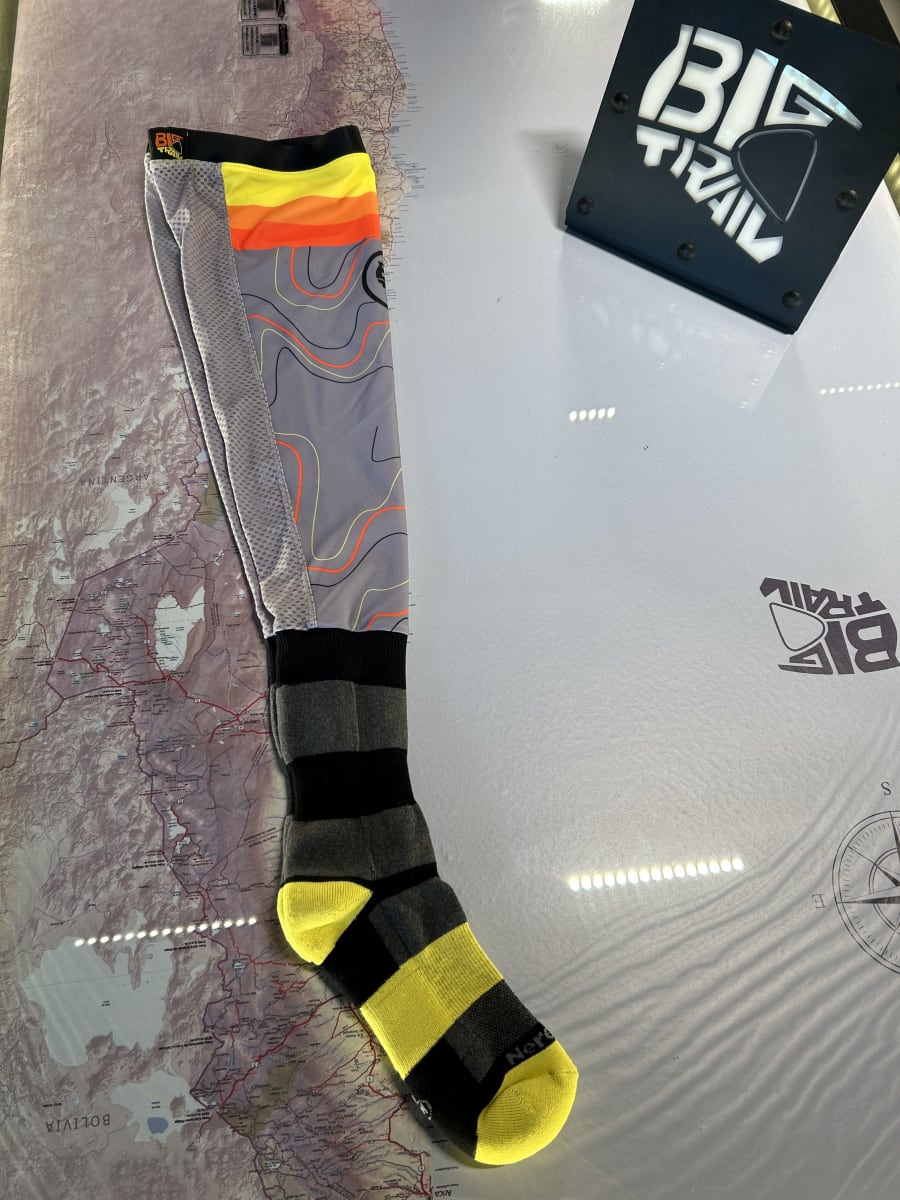 BIGTRAIL - CALCETIN AVENTURA HORIZONTAL AMARILLO1