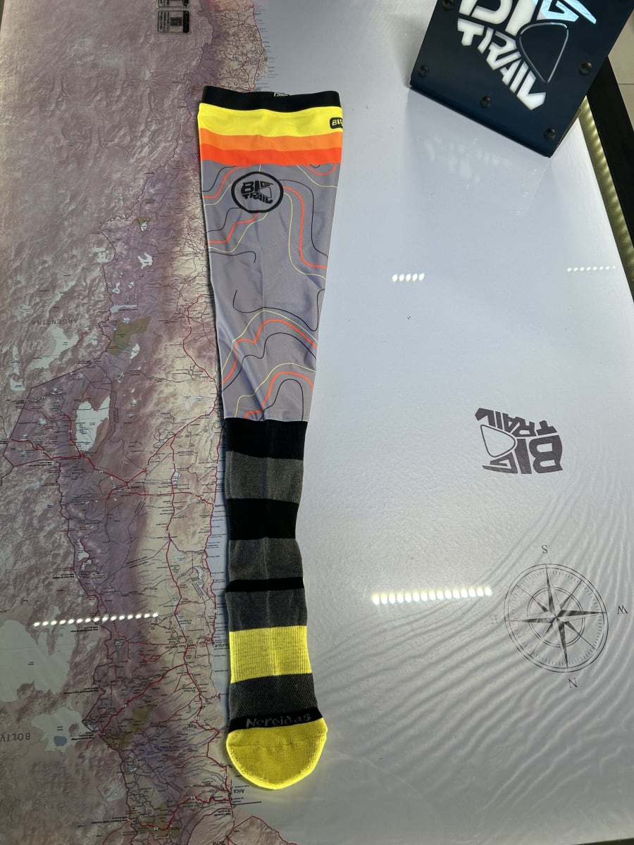 BIGTRAIL - CALCETIN AVENTURA HORIZONTAL AMARILLO3