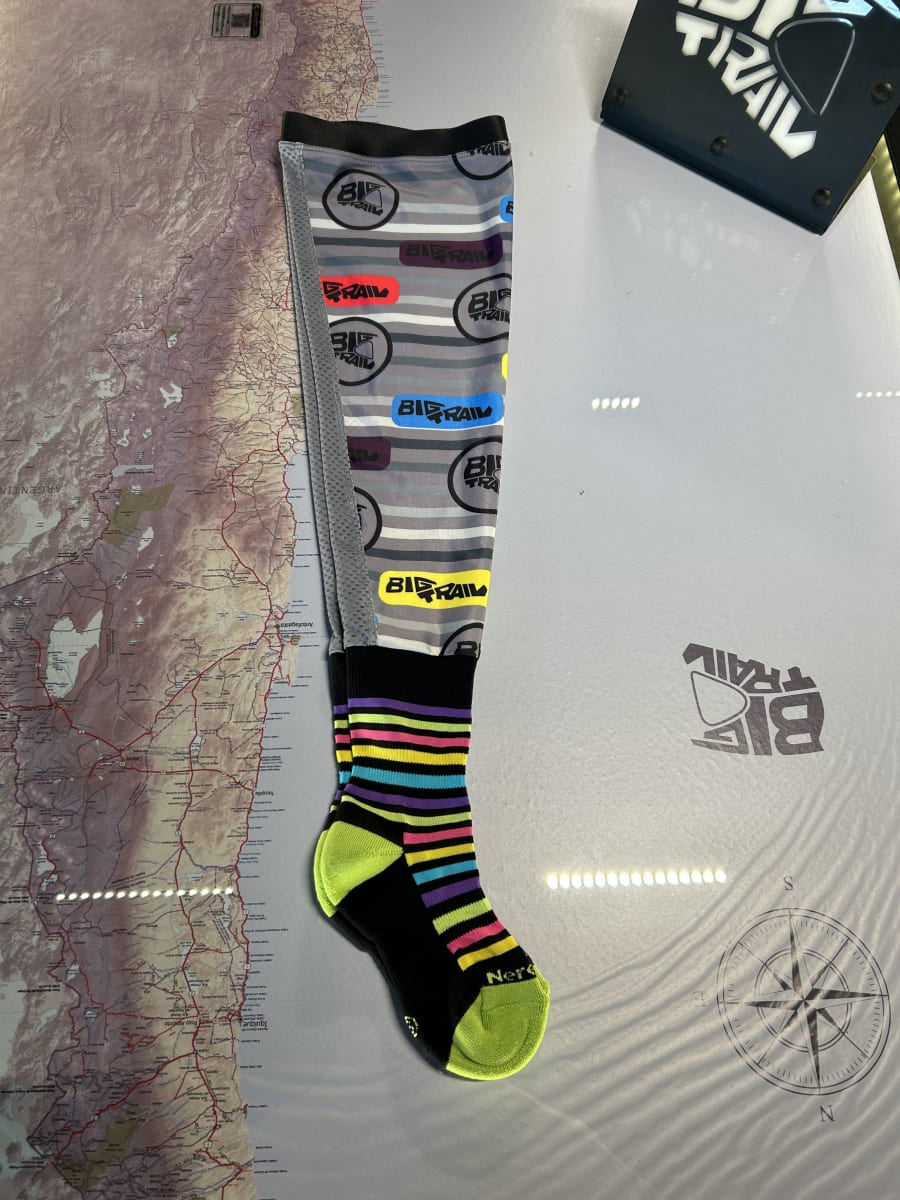 BIGTRAIL - CALCETIN THE LINES VERDE1