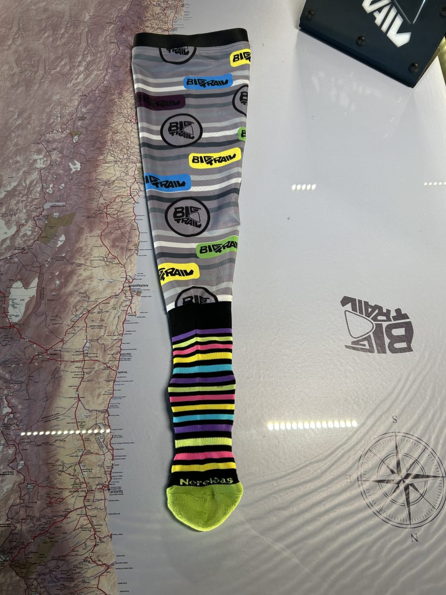 BIGTRAIL - CALCETIN THE LINES VERDE3