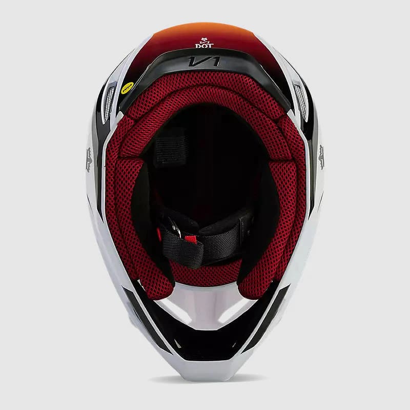 CASCO V1 FLORA BLANCO/NEGRO8