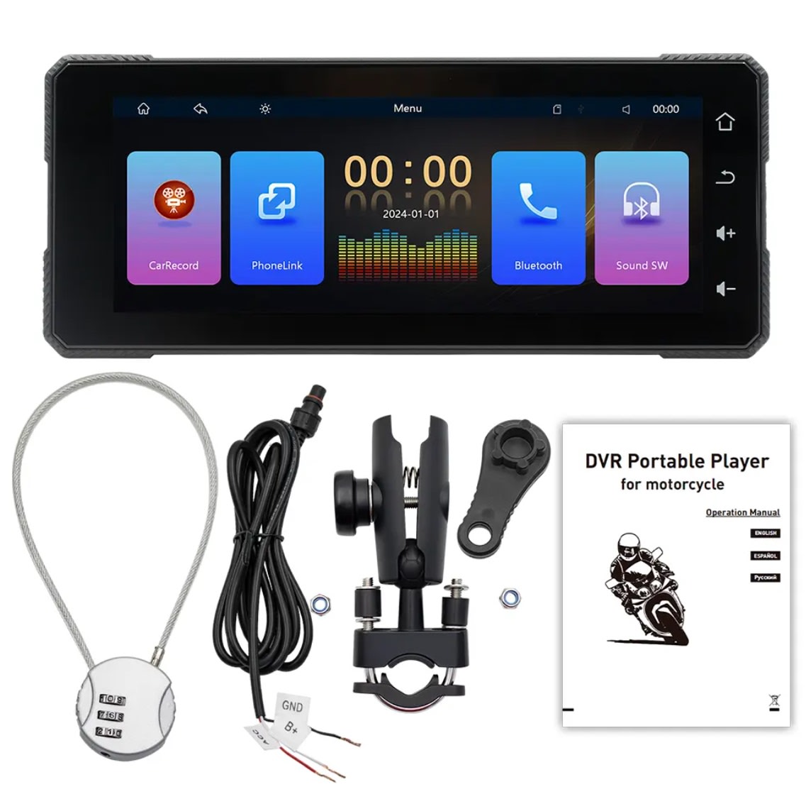 PANTALLA MOTO 6.86'' / CARPLAY / ANDROID AUTO / CÁMARA9