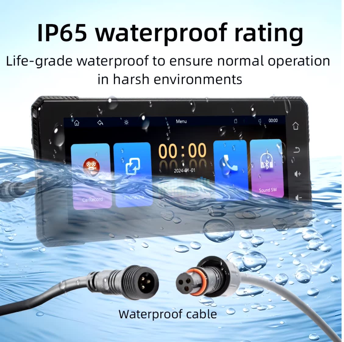 PANTALLA MOTO 6.86'' / CARPLAY / ANDROID AUTO / CÁMARA7