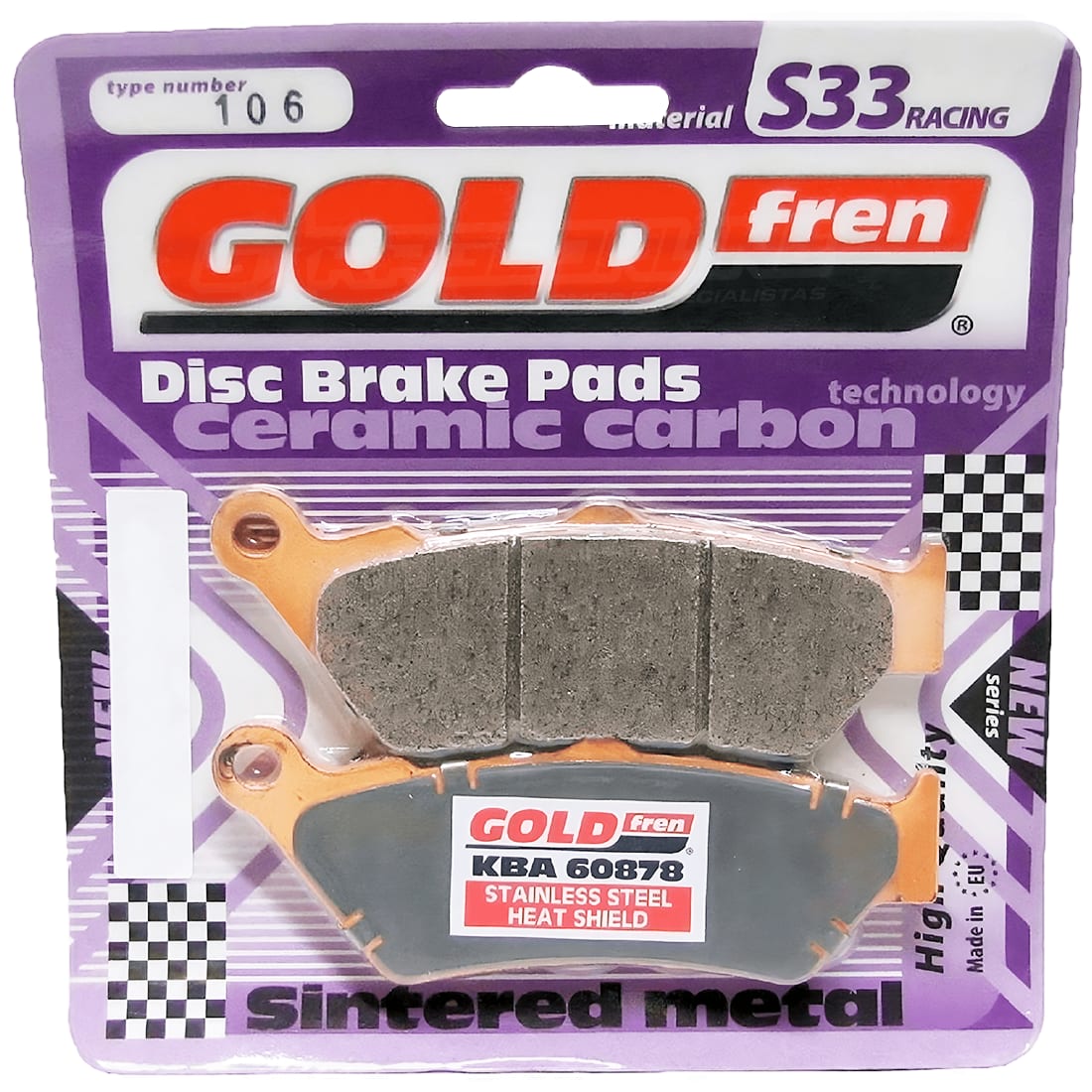 PASTILLA DE FRENO DEL BMW F650 - F650GS - KTM 990 ADV SINTERIZADA S331