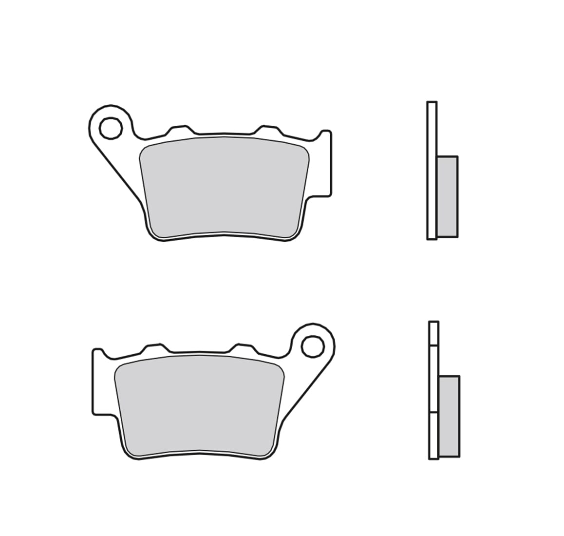 PASTILLA DE FRENO DELANTERO TIGER 800 EXPLORER - XC - XCA - XR - XRT1