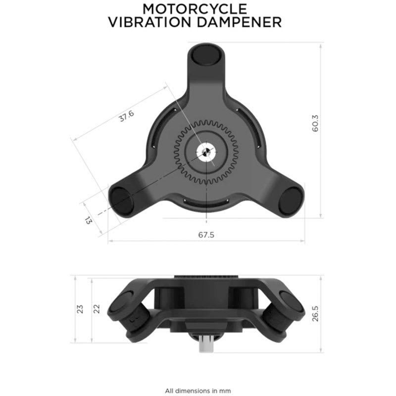 ANTIVIBRACIÓN PARA SOPORTE QUADLOCK3