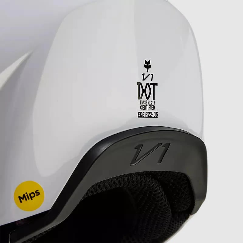CASCO V1 STREAK BLANCO/NARANJO9