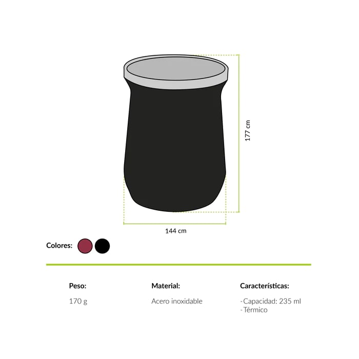MATERA TERMICA TUCUQUERE 236ML4