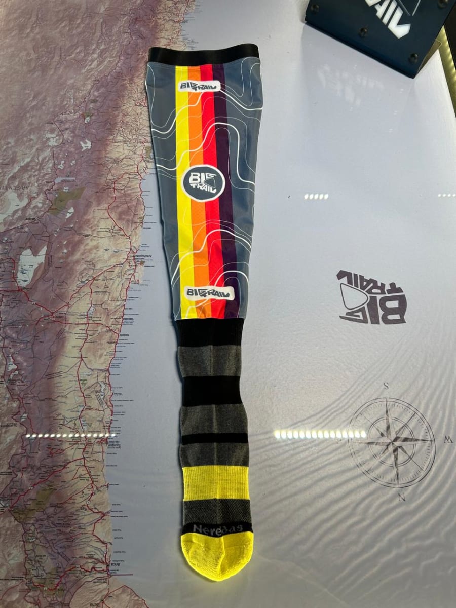 BIGTRAIL - CALCETIN AVENTURA VERTICAL AMARILLO3