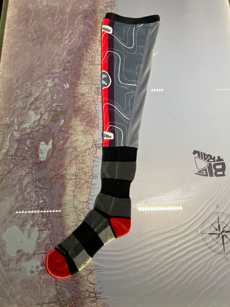 BIGTRAIL - CALCETIN METODO VERTICAL ROJO2