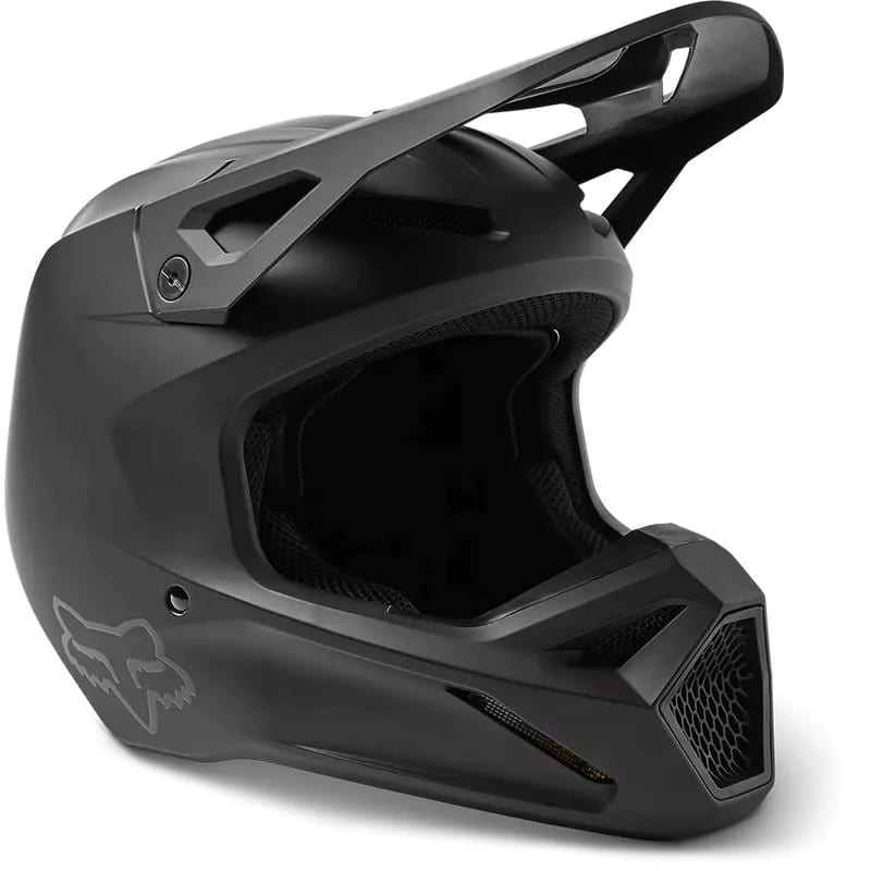 CASCO V1 SOLID NEGRO MATE L