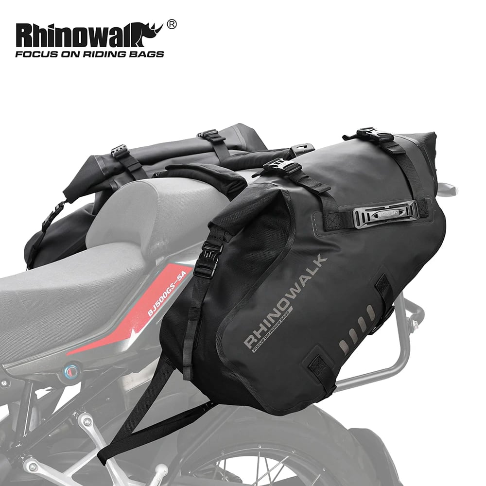 BOLSO  DE ASIENTO TRASERO 28 LT. IMPERMEABLE NEGRO 28 L