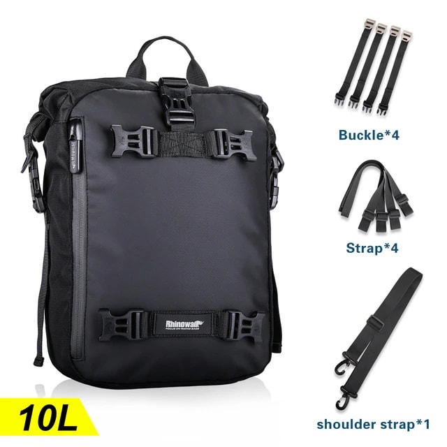 BOLSO DE ASIENTO TRASERO NEGRO 10LT