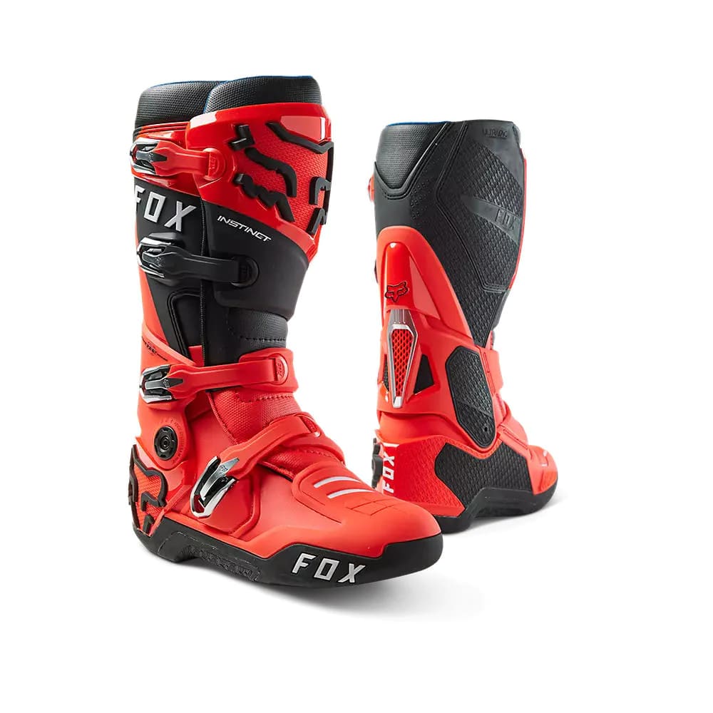 BOTA INSTINCT ROJO FLUOR 10