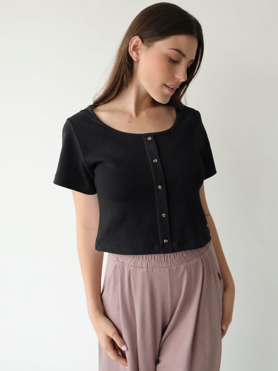 Polo Rib Botones