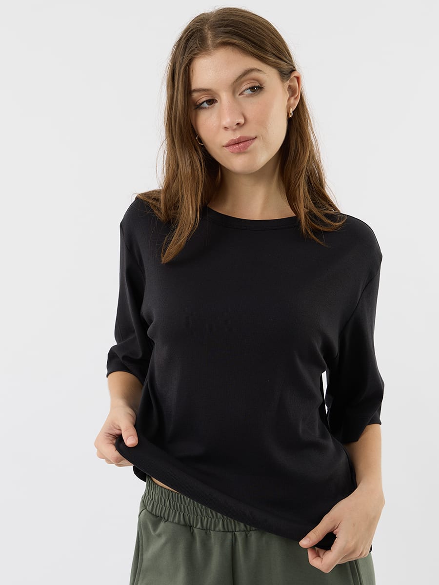 Polo Basic Rib 3/4