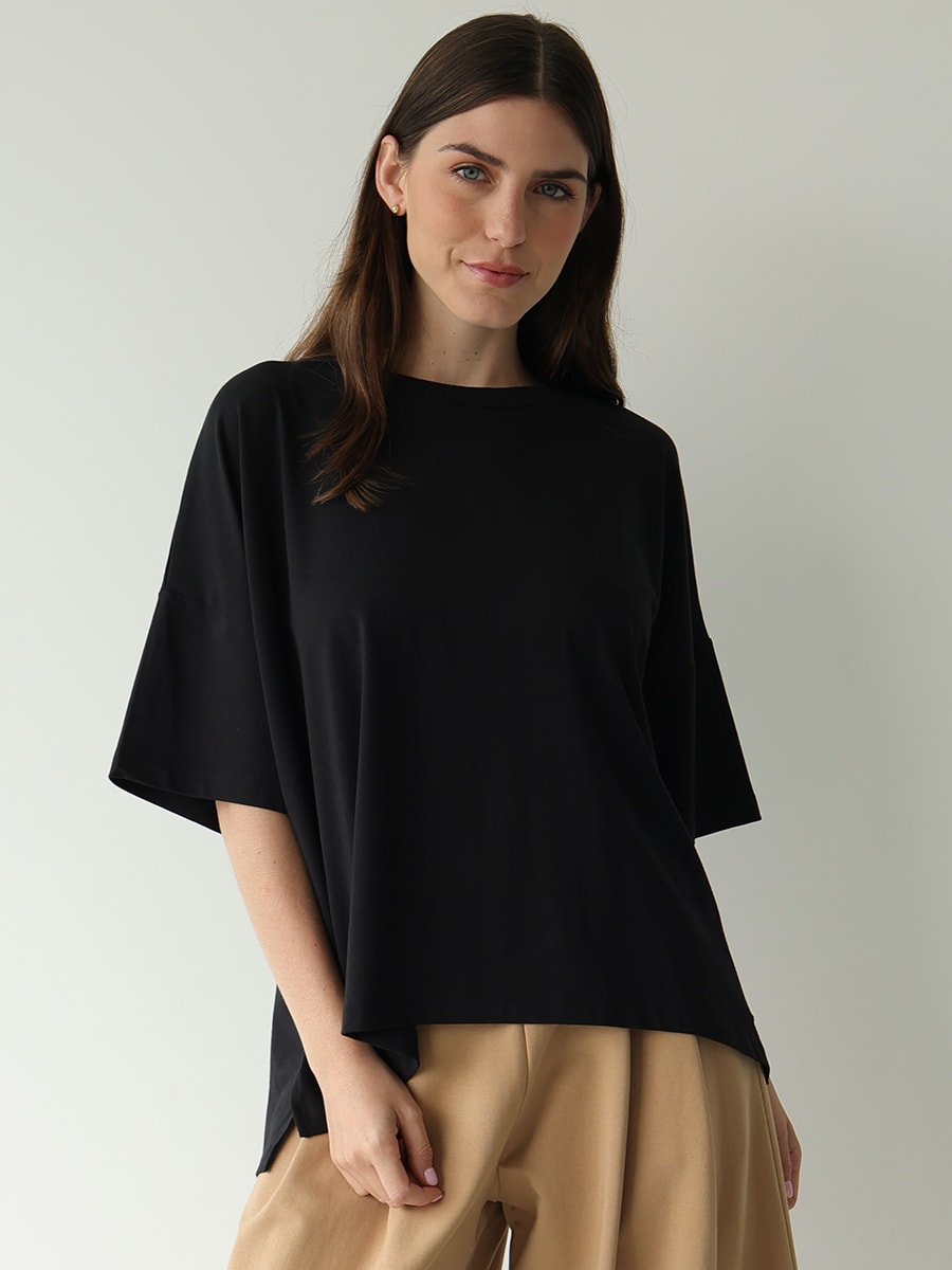 Polo Oversized Asimétrico