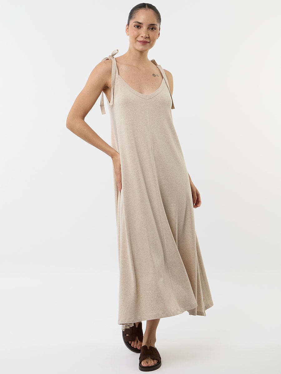 Vestido Básico con Tiras