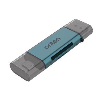 Lector de Tarjetas 2 en 1 USB-A/USB-C a SD 2.0/TF 2.0 Onten