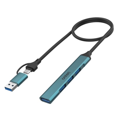Hub 4 en 2 de 4 Puertos USB Onten