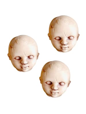 Adorno Set 3 Bebés Poseídos Halloween