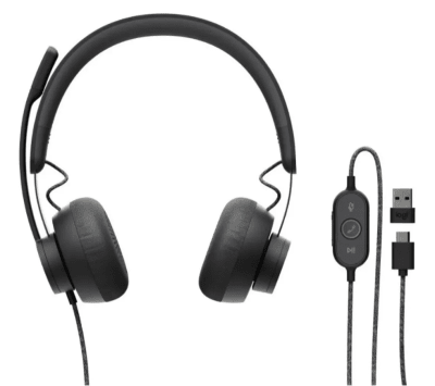 Audífonos Alámbricos Zone Wired - Noise Cancelling Logitech3