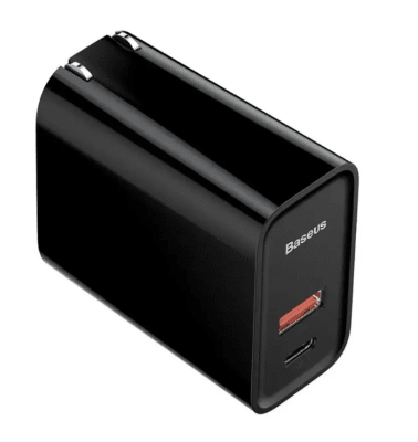 Cargador USB + USB-C 3.0 30w Carga Rápida Baseus